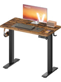 Hohenverstellbarer Schreibtisch 80 x 50 cm mit Memory Funktion und Sitz-Erinnerung