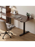 Elektrisch hohenverstellbarer Massivholz Schreibtisch 140 x 62 cm mit Memory Funktion